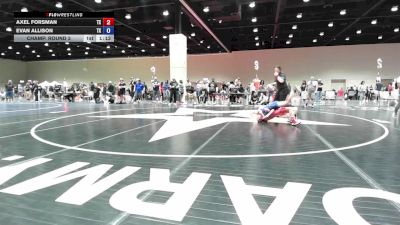 84 lbs Champ. Round 3 - Axel Forsman, TX vs Evan Allison, TX