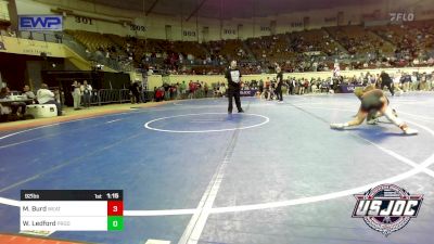 92 lbs Round Of 16 - Max Burd, Weatherford Youth Wrestling vs Wyatt Ledford, Prodigy Elite Wrestling