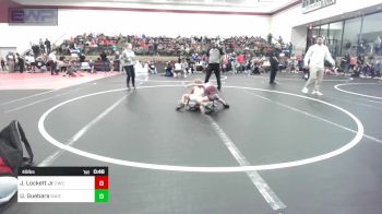 49 lbs Quarterfinal - Jasper Lockett Jr, Cowboy Wrestling Club vs Uriah Guebara, Maize