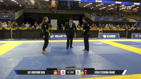 Lily Josephine Riga vs Leslie Itzayana Fraire 2026 Pan Kids Jiu-Jitsu IBJJF Championship