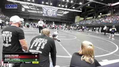 85 lbs 3rd Place Match - Avery Campbell, South Central Punishers vs Jaxon Pruner, Maize Wrestling Club