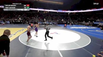 I-131 lbs Quarterfinal - Taylor Beaury, Saratoga vs Trey LeChase, Fairport