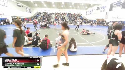 105 lbs Cons. Round 3 - Leylah Ruiz, Reign Wrestling Club vs Gabriela Martinez, Santa Ana Wrestling Club