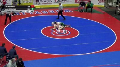 124 lbs Consi Of 16 #1 - Lucas Roof, Donegal vs Jace Stevens, Burgettstown