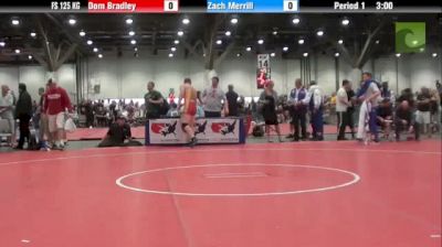 120kg Quarter-finals Dom Bradley vs. Zach Merrill