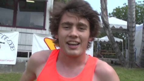 OK State freshman Matthew Fayers after 1500 PR