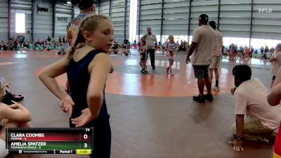 66 lbs Finals (8 Team) - Ella Vance, Tazmanian Devils vs Hadleigh Ray, Foxfire