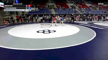 140 lbs Champ. Rd Of 64 - Aeryn Cox, CA vs Evie Davidson, UT