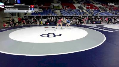 140 lbs Champ. Rd Of 64 - Aeryn Cox, CA vs Evie Davidson, UT