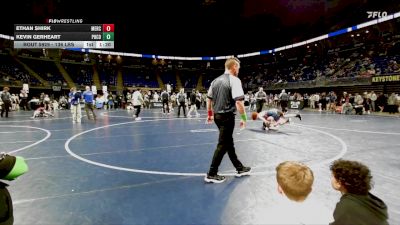 136 lbs 3rd Place - Ethan Shirk, Mercersburg Acad vs Kevin Gerheart, Pocono Mountain East