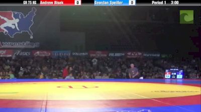 75kg Semi-finals Andy Bisek vs. Geordan Speiller