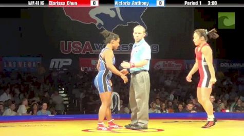 48kg Semi-finals Clarissa Chun vs. Victoria Anthony