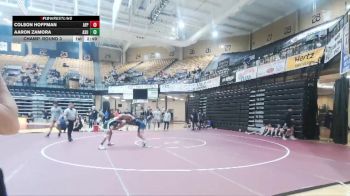 149 lbs Champ. Round 3 - Colson Hoffman, Air Force Prep vs Aaron Zamora, Adams State