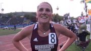Rhianwedd Price of Miss State wins 1500 heat