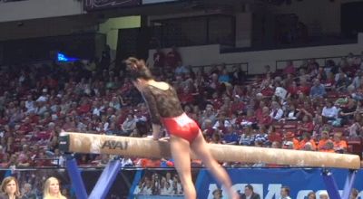 Nebraska's Emily Wong Hits Beam to Clinch a Spot in the Super Six!