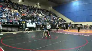 3 lbs Quarterfinal - Edward Kennedy, Meridian vs Kyle Gibson, New Kent