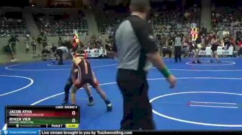 76 lbs Cons. Round 3 - Jacob Atha, Tahlequah Wrestling Club vs Ryker Vier, Cushing Wrestling