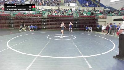 132 lbs Semifinal - Josh Horn, Indian Land vs Zachary Gomer-Chrobocinski, Fort Dorchester