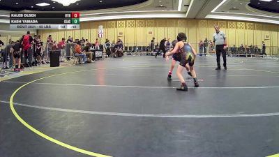65 lbs Consi Of 8 #1 - Kaleb Olsen, Fitness Fight Factory WC vs Kash Yamada, Clackamas WC