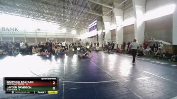 106 lbs Quarters & Wb (16 Team) - Jayden Davidson, Utah Black vs RAYMOND CASTILLO, West Coast Riders