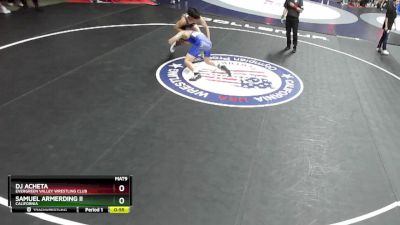 144 lbs Cons. Round 4 - Dj Acheta, Evergreen Valley Wrestling Club vs Samuel Armerding Ii, California