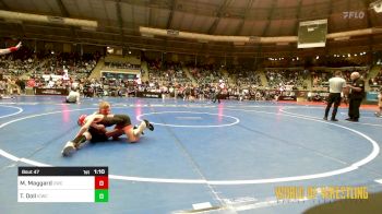 67 lbs Round Of 32 - Mason Maggard, Claremore Wrestling Club vs Tyson Doll, Indian Creek Wrestling Club