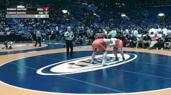 285 lbs Semis & 1st Wrestleback (8 Team) - Dominic Swyers, Vandalia vs Carson Sexton, Gibson City (G.C.-Melvin-Sibley)