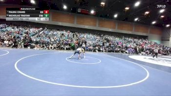 132 lbs Champ. Round 2 - Paliku Chang, Kamehameha vs Nicholas Tristan, St. Mary`s