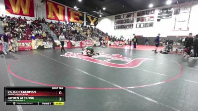 144 lbs Cons. Round 4 - Jayden Ai Ekong, Long Beach Poly vs Victor Feuerman, Valencia (Valencia)