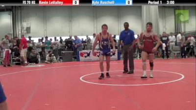 70kg 3rd Place Match Kevin LeValley vs. Kyle Ruschell