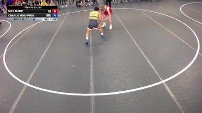 157 lbs Cons. Round 2 - Max Marr, Forest Lake Rangers vs Charlie Hoeppner, MN Elite