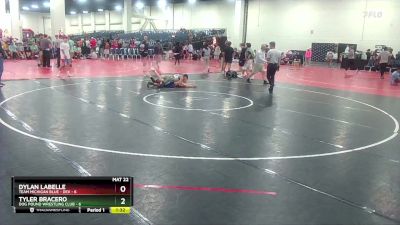 120 lbs Round 4 (16 Team) - Tyler Bracero, Dog Pound Wrestling Club vs Dylan LaBelle, Team Michigan Blue - DEV