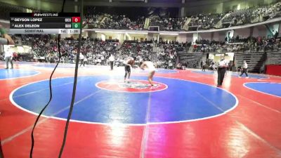 106-3A Semifinal - Alex DeLeon, Bainbridge vs Deyson Lopez, Gilmer County