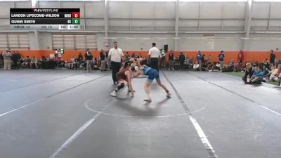 100 lbs Round 5 (6 Team) - Quinn Smith, Kardiac Kidz vs Landon Lipscomb-Wilson, Neighborhood Wrestling