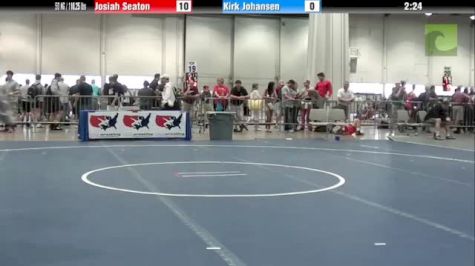 50kg Semi-finals Josiah Seaton vs. Kirk Johansen