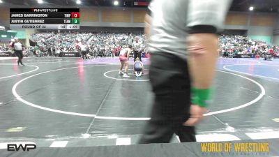 105 lbs Round Of 32 - James Barrington, Timpanogos Wrestling vs Justin Gutierrez, Team Farmersville