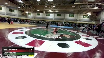 115 lbs Quarterfinal - Braxton Beach, Vermillion vs Watson Susie, Pirate Wrestling Club