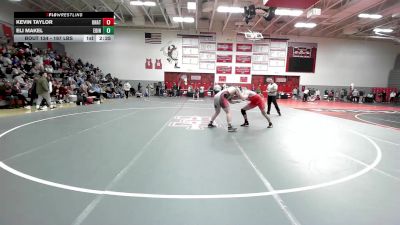 197 lbs Round Of 16 - Kevin Taylor, Unattached vs Eli Makel, Edinboro