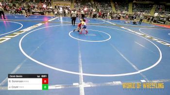 61 lbs Consolation - Bennett Sorensen, Minnesota Elite vs Jaxton Coyer, Michigan West