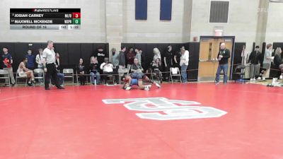 150 lbs Round Of 16 - Josiah Carney, Milford vs Maxwell McKenzie, West Springfield