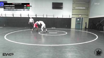 157 lbs Champ. Round 1 - Hunter Luna, St Francis vs Aaron Olvera, Independence