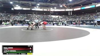 285 lbs Cons. Round 6 - Paul Dixon, Moscow vs Hyrum Heindel, Kuna