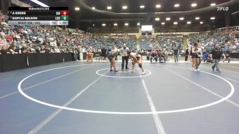 235 lbs 3rd Place Match - Saryja Nelson, Leavenworth HS vs A Krebs, Bonner Springs HS