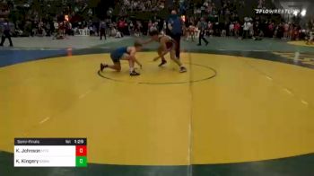 138 lbs Semifinal - Kidd Johnson, Matrix vs Kael Kingery, GI Grapplers