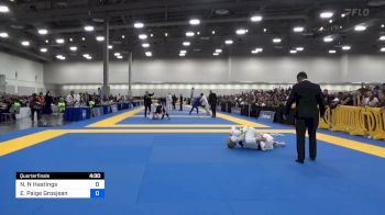 Naarah N Hastings vs Erica Paige Grosjean 2024 World Masters IBJJF Jiu-Jitsu Championship