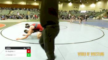 200 lbs Quarterfinal - Brendan Hughes, Mt. Spokane Wrestling Club vs Jackson Doman, Mustang Mat Club