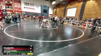 138 lbs Cons. Round 2 - Nathan Russell, Kelly Walsh vs Ty Albaugh, Torrington