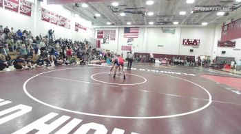 145 lbs Consolation - Tyler Peterson, New Fairfield vs Evan Albert, Tolland*