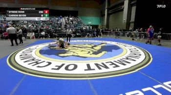 98-105 lbs Round 3 - Carson Beyer, Nevada Elite vs Syress Ross, Greenwave Youth Wrestling Club