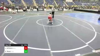 82 lbs Round Of 16 - Jacob Williams, Becker Bulldogs vs Ernesto Perez, Tucson Cyclones